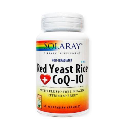 Solaray Red Yeast Rice Plus Q10 60 Caps